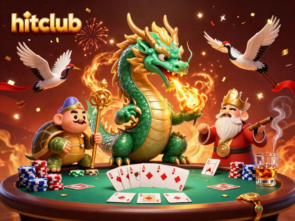 Experience exciting gameplay at hitclub with vibrant poker elements and mystical characters.