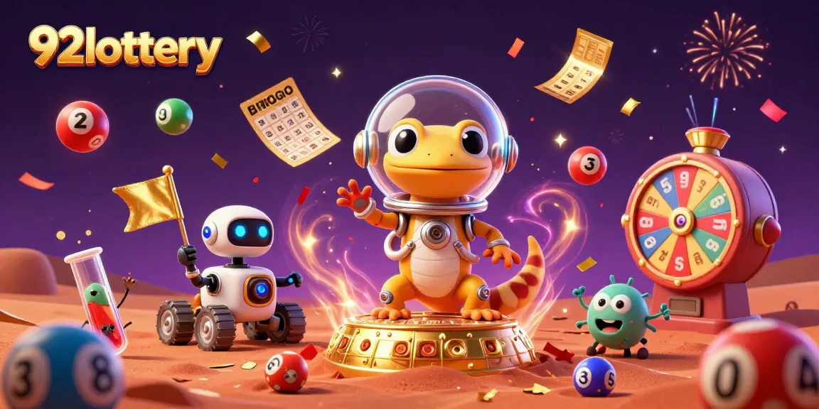 Engage with 92lottery for a chance to win riches as colorful balls and golden tickets burst into action!