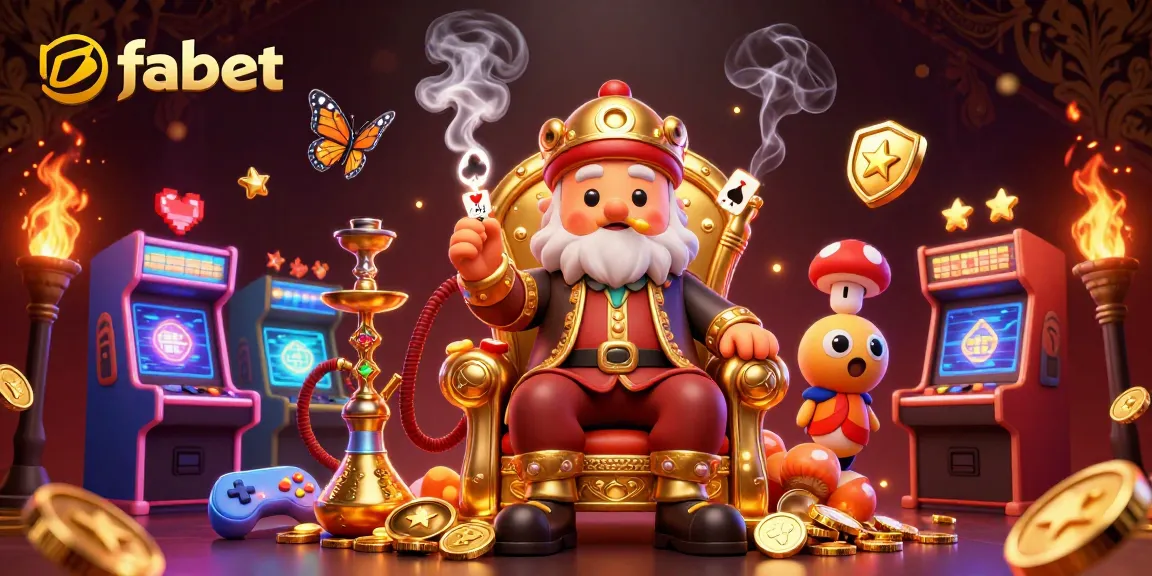 Engage with fabet's vibrant 3D gaming scene featuring a whimsical caterpillar and poker symbols.