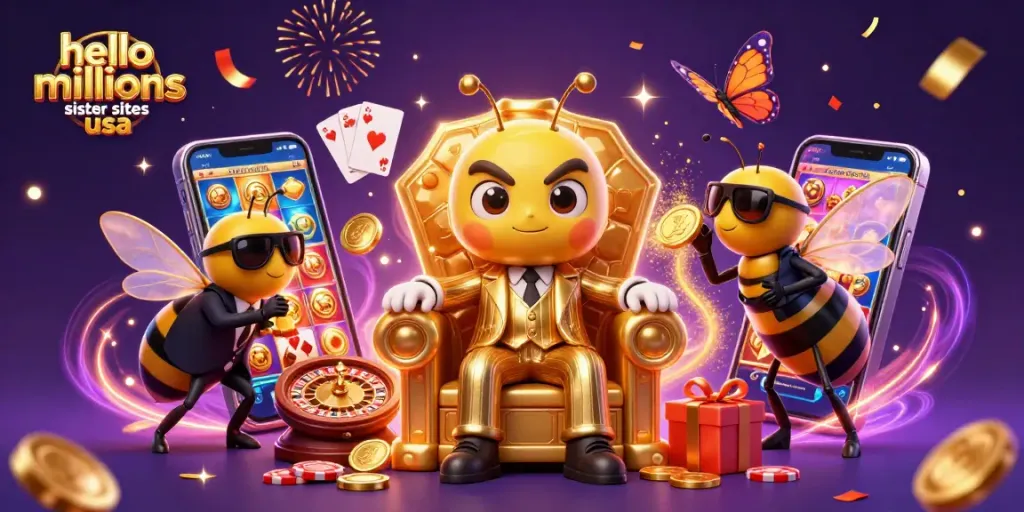 Win big at hello millions sister sites usa with a colorful slot game and exciting prize elements.