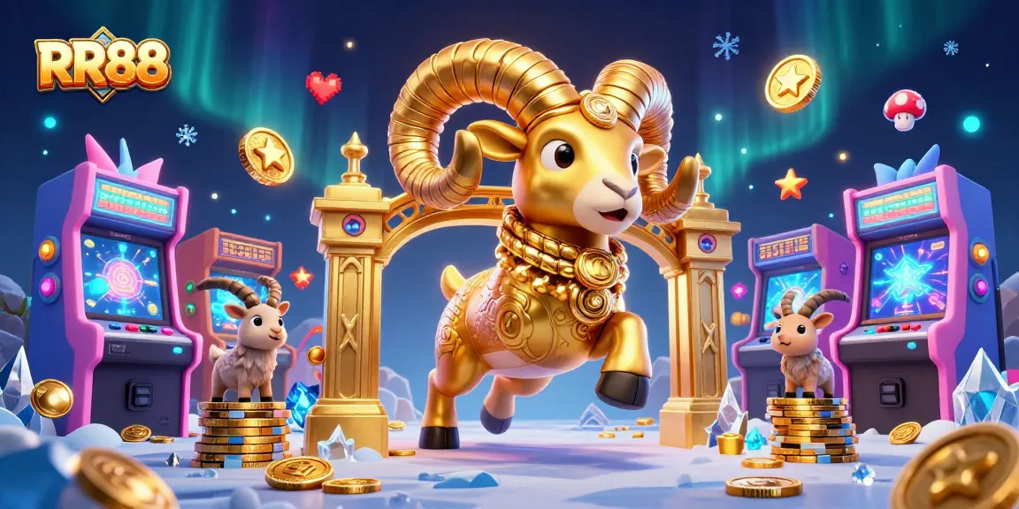 Experience the engaging casino atmosphere with RR88's vibrant 3D illustration and dynamic gaming elements.