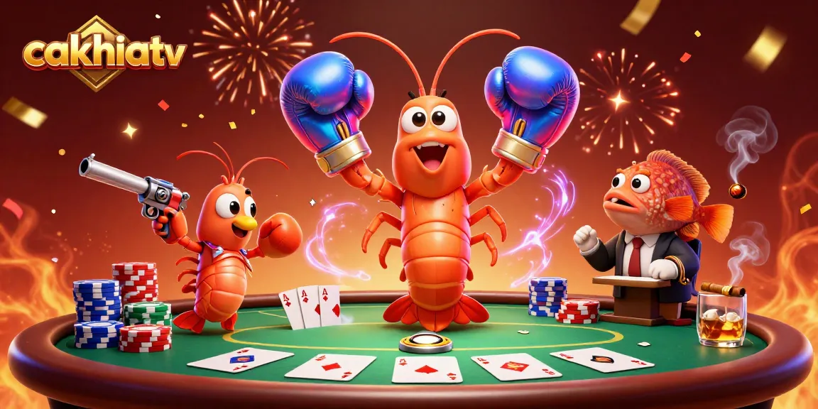 Cakhiatv showcases thrilling poker action with vibrant characters and dynamic gameplay.