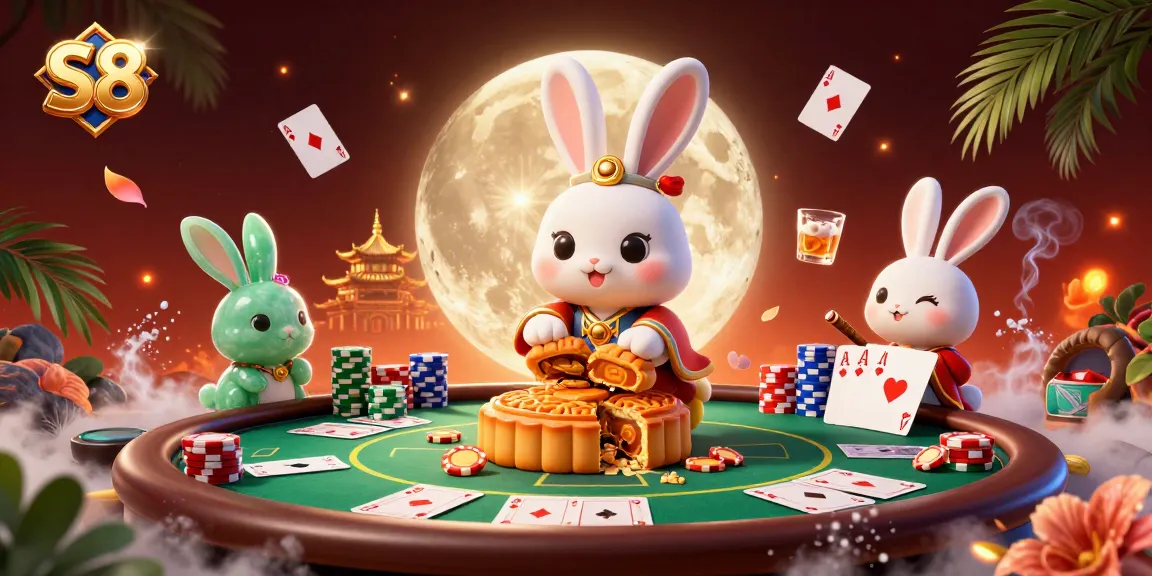 S8 offers an exciting casino experience with Asian-inspired characters and vibrant poker elements.
