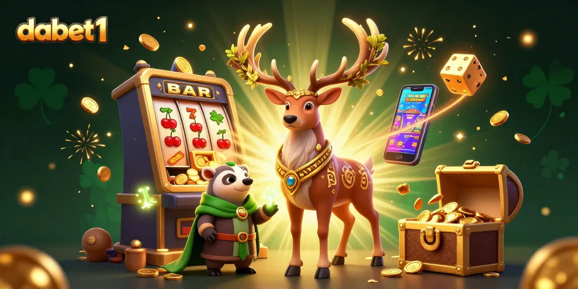 Experience thrilling wins with dabet1's colorful slot machine and magical game elements.